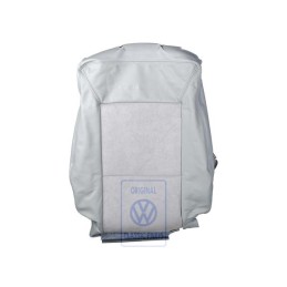 Original VW Backrest Cover Leather/Leatherette Flannel Grey - 7D0883455BJRPW