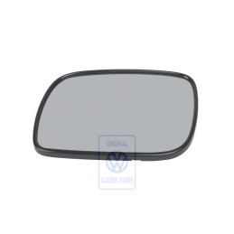 Original VW Mirror Glass Convex With Carrier Plate Automatic - 7L6857521E