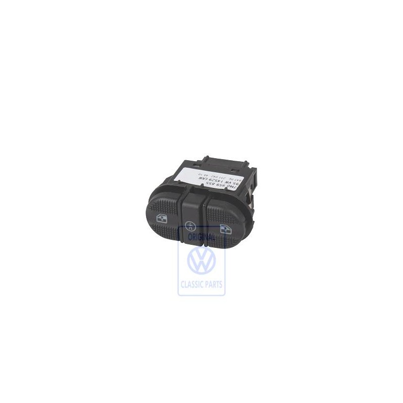 Original VW Switch For Electric Window Regulator Satin Black - 7M0959855 01C