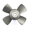 Original VW Fan Wheel With V-Belt Pulley - 811959465B