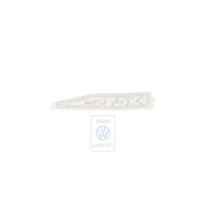 Original VW Trim Strip For Side Panel Stratos - 867853433F BBQ