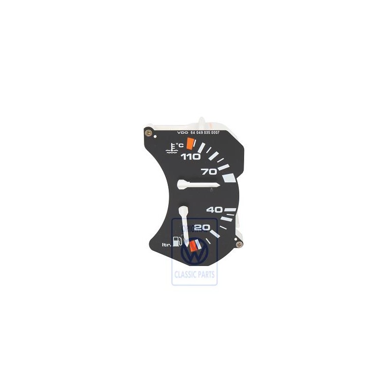 Original VW Fuel Gauge And Coolant Temperature Display - 867919045D