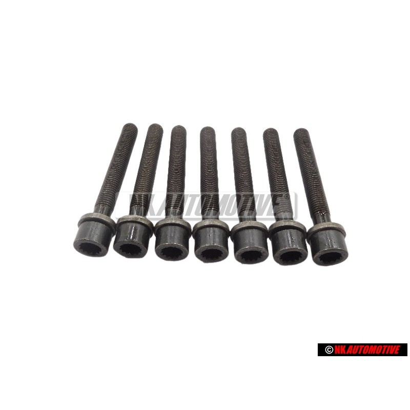 7x Original VW Socket Head Bolt With Inner Multipoint Head - 021103384E