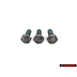 3x Original VW Hexagon Head Bolt Self Locking M8x20 - N 01024041