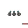 3x Original VW Hexagon Head Bolt Self Locking M8x20 - N 01024041