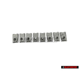 8x Original VW Speed Nut - N 90550701