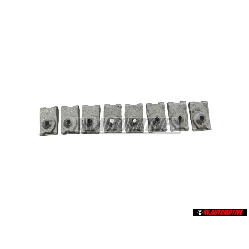 8x Original VW Speed Nut - N 90550701