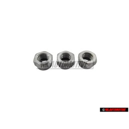 3x Original VW "Hexagon Nut, Self-Locking" - N 0111821