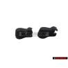 2x Original VW Wiper Arm Nut Cover Cap Black - 867955435