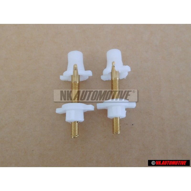 2x VW Classic Parts Headlight Top Adjuster, Adjusting Screw, Joint - 191941141