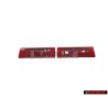 2x Original VW GTI Side Door Trim Badge Emblem Red Black - 191853714 QN5