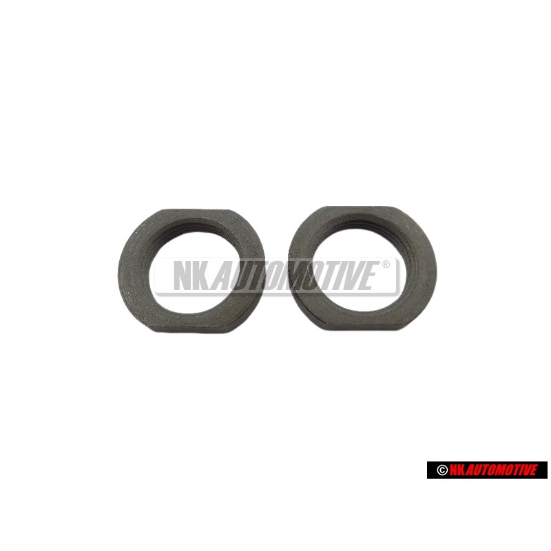 2x Original VW Tie Rod To Steering Rack Nut M22x1.5 - 171419855
