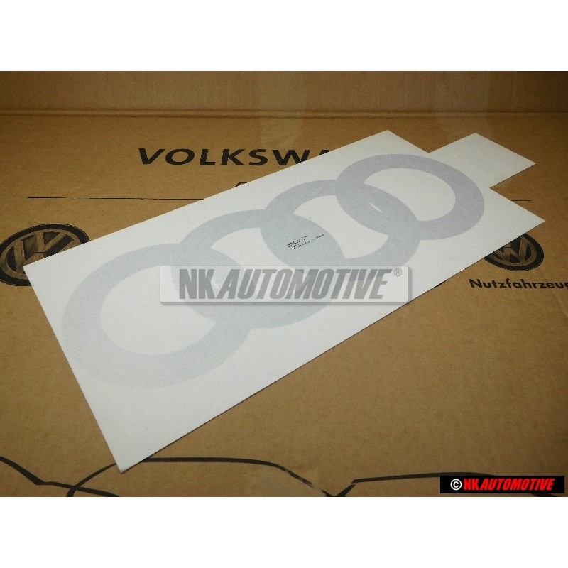 Original Audi Emblem Diamond Silver - 857853443 97A