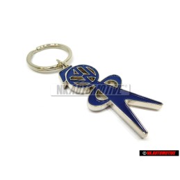 VW Classic Parts Man Male Bobble Head Vintage Keyfob Keyring - ZCP904110