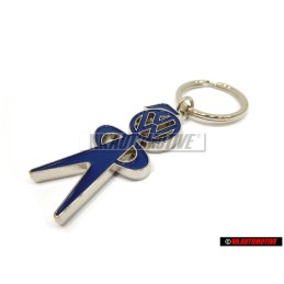VW Classic Parts Man Male Bobble Head Vintage Keyfob Keyring - ZCP904110