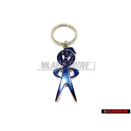 VW Classic Parts Man Male Bobble Head Vintage Keyfob Keyring - ZCP904110