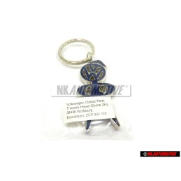 VW Classic Parts Man Male Bobble Head Vintage Keyfob Keyring - ZCP904110