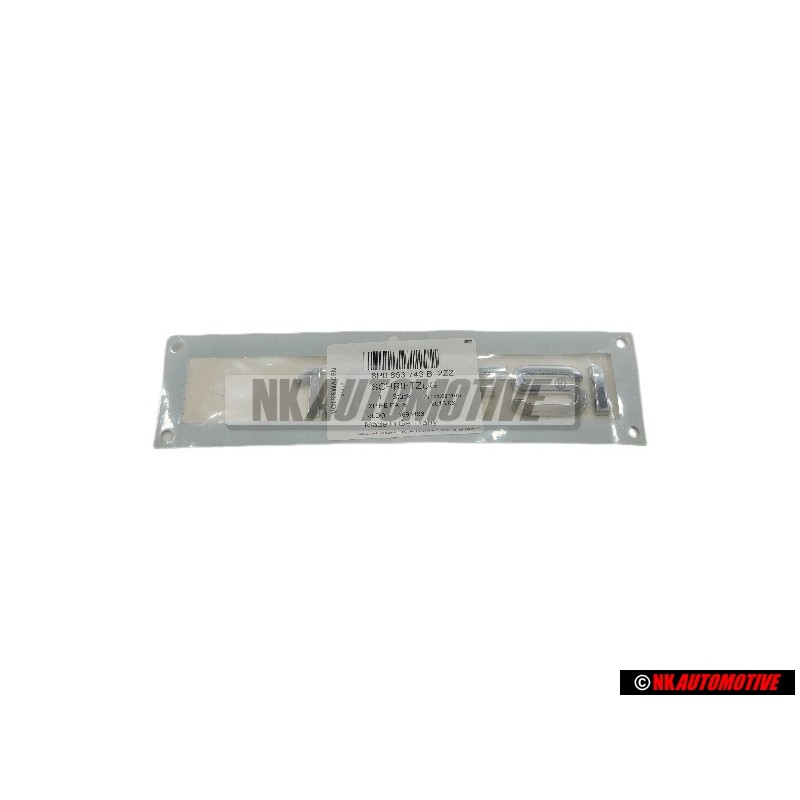 Original Audi 1.6 FSI Rear Boot Badge Emblem Chrome - 8P0853743B 2ZZ