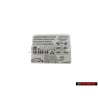 Original VW Data Plate For Tyre Pressure - 1T0010635P