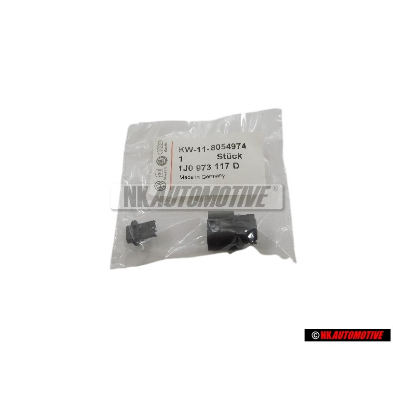 Original VW Flat Contact Housing With Gasket - 1J0973117D
