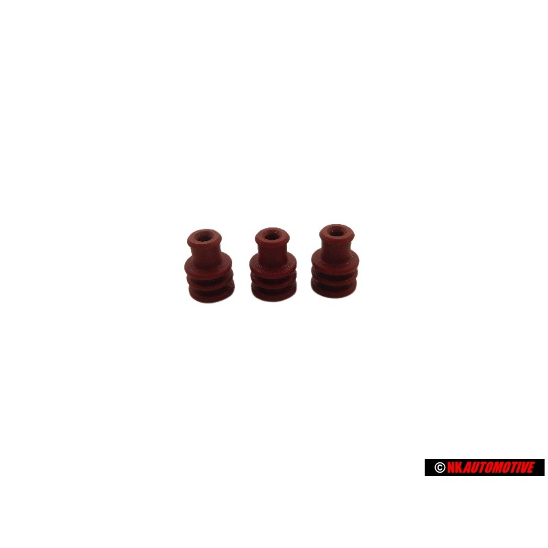 3x Original VW Single Wiring Seal - 357972741A