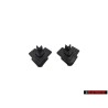 2x Original Audi Corner Section Moulding For Door Window - 855853339B