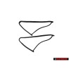 2x Original VW Fixed Window Seal for Vehicles without Moldings - 171845261