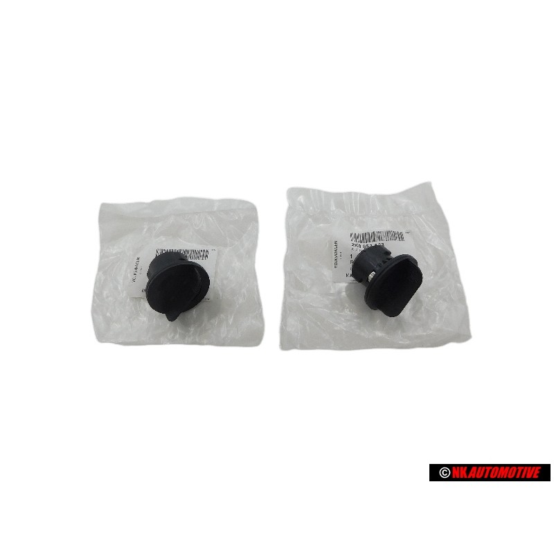 2x Original VW Turn Signal Indicatior Bulb Socket Holder Mounting - 2K0953123