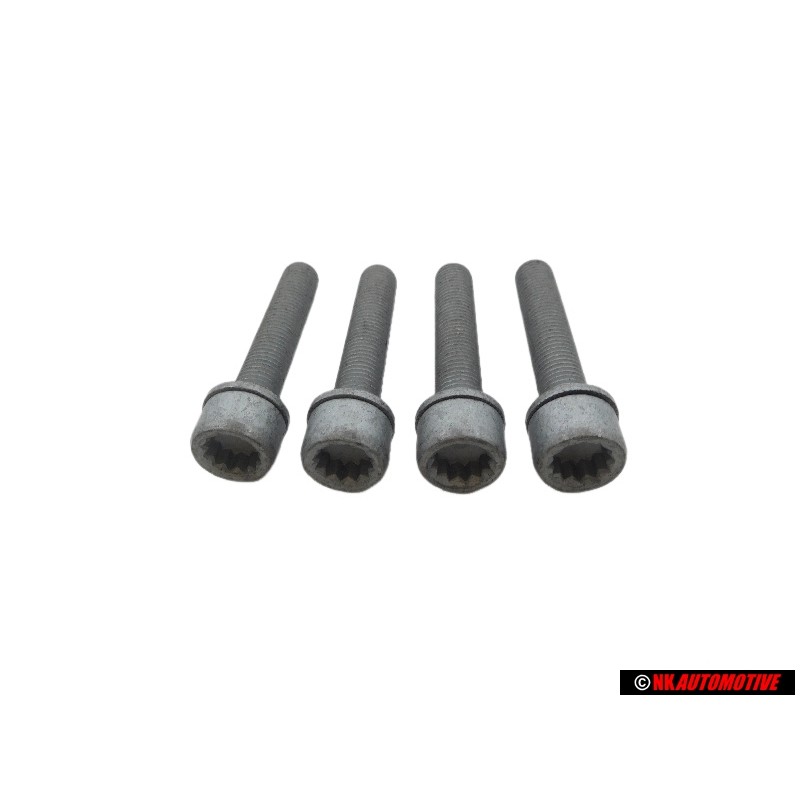 4x Original VW Socket Head Bolt With Inner Multipoint Head (Kombi) - N 91006802