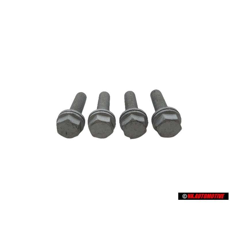 4x Original VW Self Locking Bolt - N 91084901