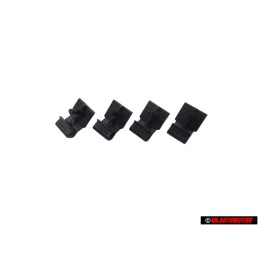 4x Original VW Door Card Panel Bottom Retaining Clip Bracket - 3A0867301 01C