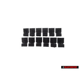 12x Original VW Door Card Panel Bottom Retaining Clip Bracket - 3A0867301 01C