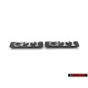 2x Original VW Golf MK3 GTI Side Badge Emblem Chrome - 1H6853714C Z10