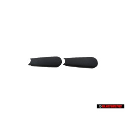 2x Original VW Window Winder Crank Handle Black Cover - 191837575 01C