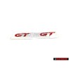 2x Original Audi R8 GT Side Badge Emblem Red - 42B853601