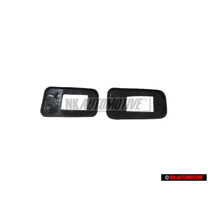 2x Original VW Base For Front Door Handle Bus T3 - 251837209