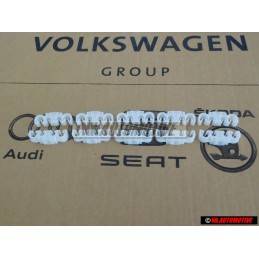 10x Original VW Fuel Line Hose Clip, Clamp, Holder - 191201449