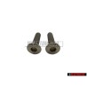 2x Original VW Oval Head Countersunk Bolt M8x32 - N 0214163