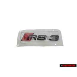 Original Audi RS3 Rear Boot Badge Emblem Black Red - 8V0853740 T94