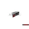 Original Audi S7 Front Grill Badge Emblem Black Chrome Red - 4G8853736A 2ZZ