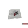 Original Audi S1 Front Grill Badge Emblem Black Chrome Red - 8X0853736A 2ZZ