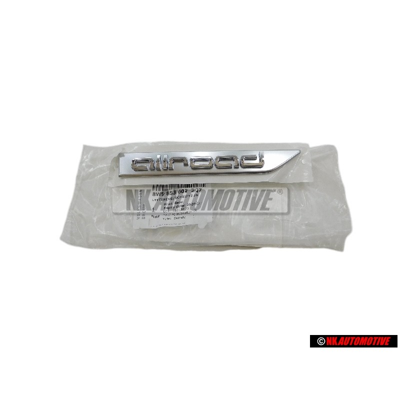 Original Audi ALLROAD Side Badge Emblem Chrome Right - 8W9853602 3Q7