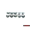 10x Original VW Front Window Scraper Seal Securing Clip - 171837485