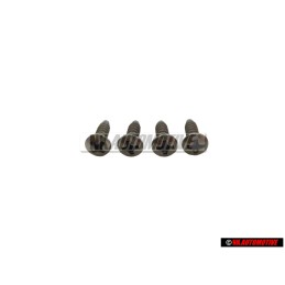 4x Original VW Oval Hd. Csk. Self-Tapp. 