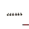 6x Original VW Oval Hd. Csk. Self-Tapp. 