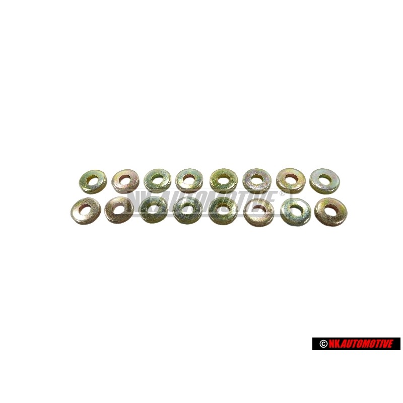 16x Original VW Washer 8.4x21x4 - N 0154013