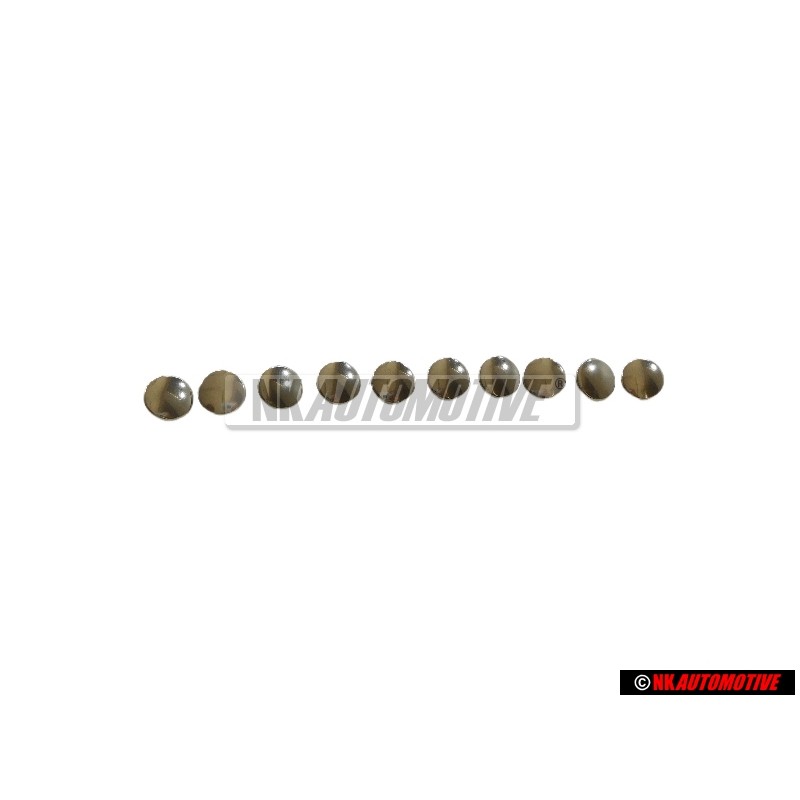 10x Original VW Cabrio Press Stud Push Button Cap - 141871439B