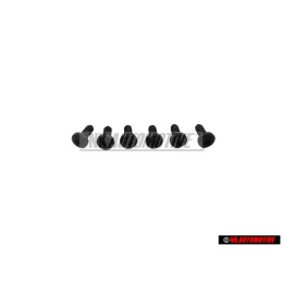 6x Original VW Oval Head Panel Screw - N 0139579