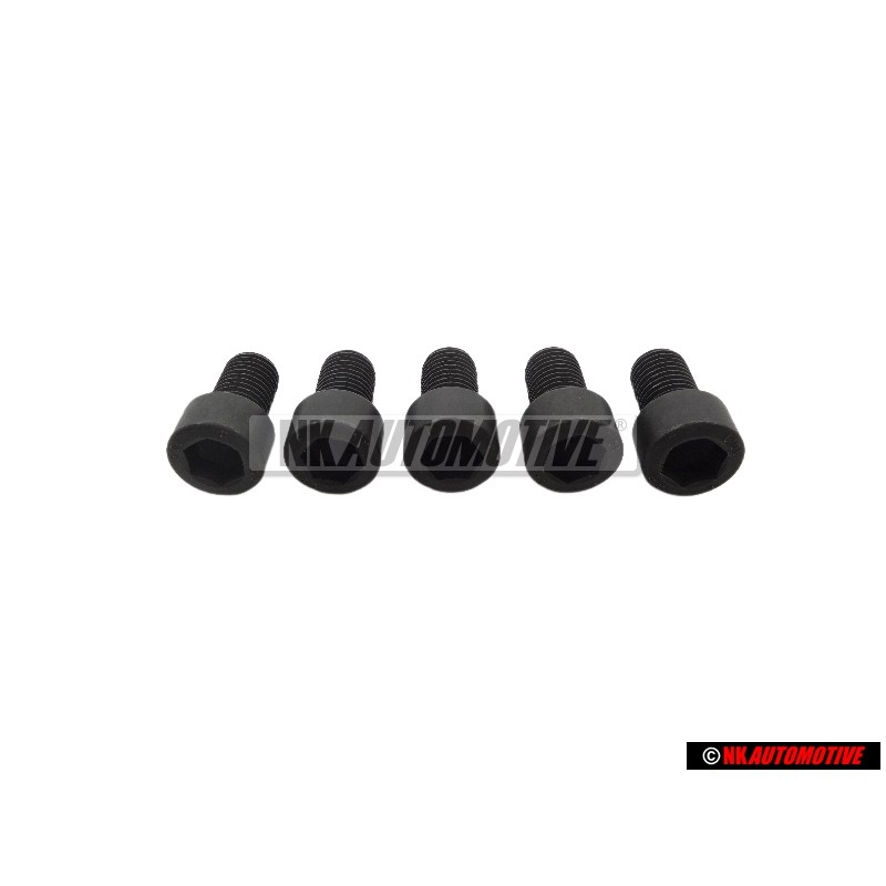 5x Original VW Socket Head Bolt With Hexagon Socket Head - N 90226801