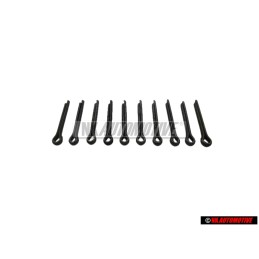 10x Original VW Rear Axle Spindle Nut Retainer Lock Ring Split Pin - N 0125361